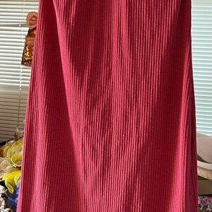 Pink maxi cut out details